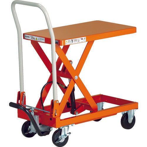 TRUSCO ハンドリフター 150kg 折りたたみ式400X720