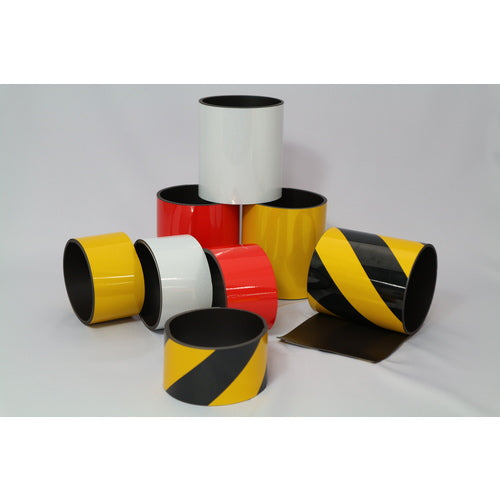 日東エルマテ 反射マグネットシート 100mm×1m ホワイト