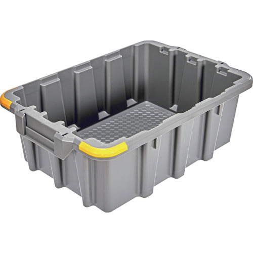 TRUSCO ネスティング・スタッキングコンテナ10L グレー