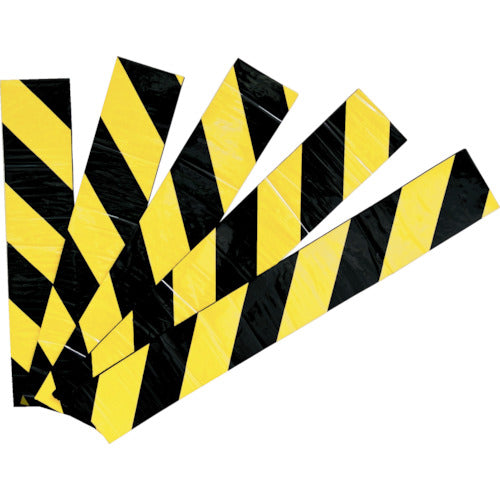 日東エルマテ 反射トラクッション 5mm×100mm×1m 黄/黒