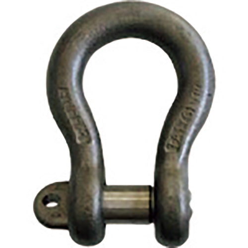 大洋 JISシャックル(丸タイプ・O字形)M級 黒 BC