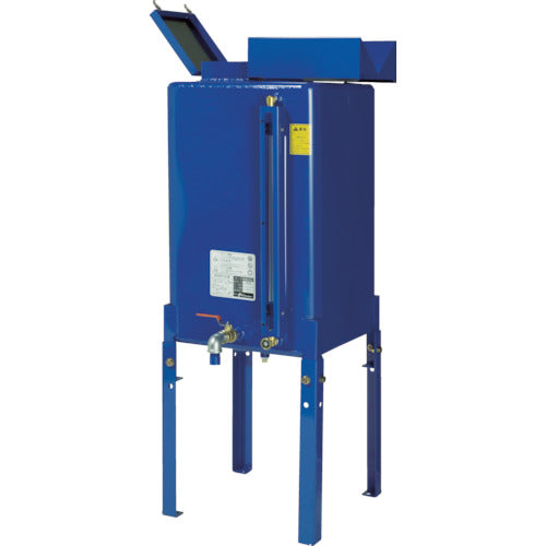 オーティ・マットー 潤滑油タンク 省スペースタイプ 109L ペール缶受け台付き ブルー色