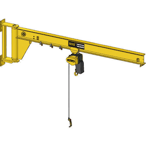 キトー ウォール形ジブクレーンパッケージ(壁・柱取り付け式) 【LJW型】