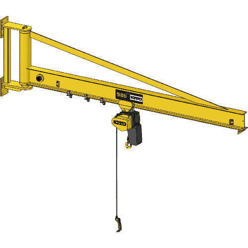 キトー ウォール形ジブクレーンパッケージ(壁・柱取り付け式)【JW型】