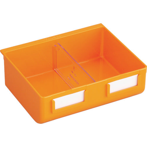 TRUSCO ビンラック用ライトビン 197X167XH67 オレンジ