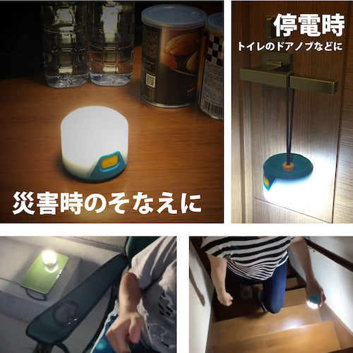 KONTEC GATERA LEDランタン ぶらポン ターコイズ