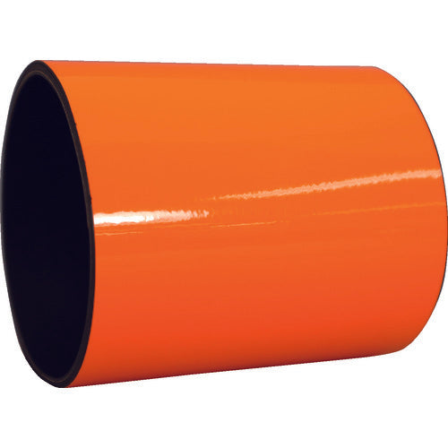 日東エルマテ 蛍光マグネットシート 100mm×1m オレンジ