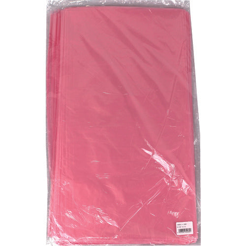 ワタナベ 食品用片開きシート(500W×1000) ピンク (100枚入)