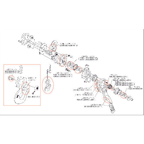 KITO キトーレバーブロックL4形 LB015用部品 ニギリ