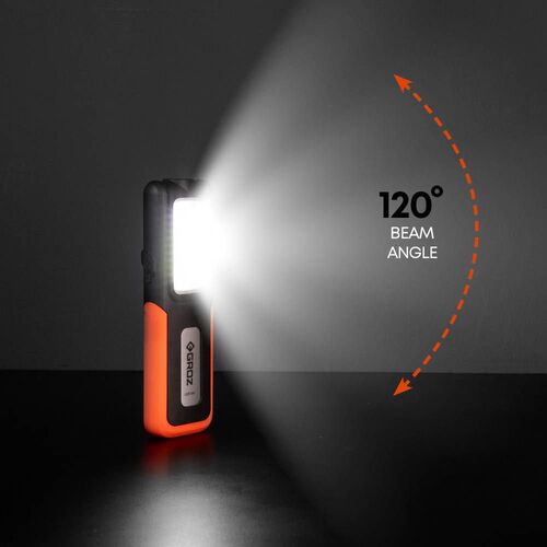GROZ 充電式LEDハンドライト 5W COB