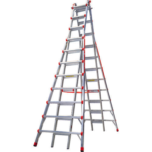 ハセガワ リトルジャイアント スカイスクレーパー 伸縮式長尺脚立6.18M(16470)