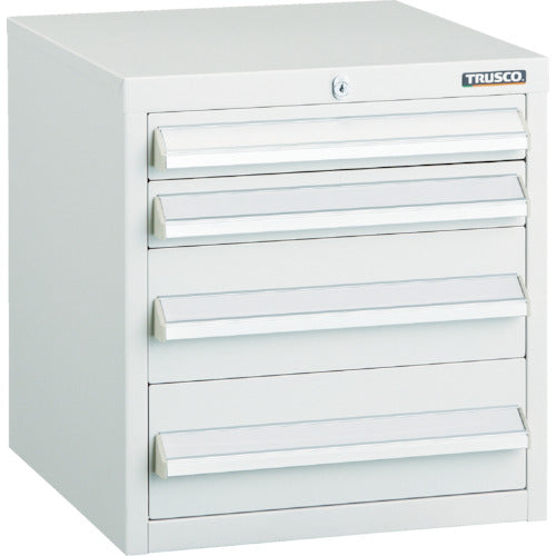 TRUSCO LVR型キャビネット 392X412XH420 引出4段 W