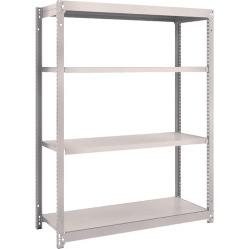 TRUSCO スチールラック M1.5型軽中量棚 1160×445×H1500 4段単体 ネオグレー