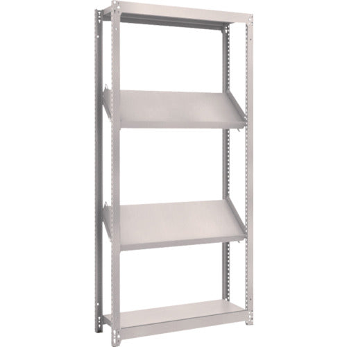 TRUSCO スチールラック M1.5型棚 900X300XH1800 4段 傾斜2段