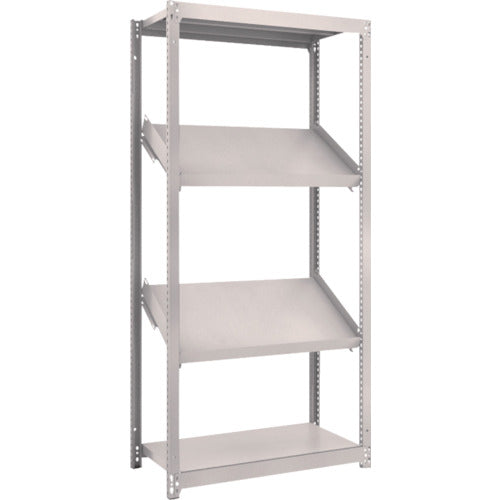 TRUSCO スチールラック M1.5型棚 900X450XH1800 4段 傾斜2段