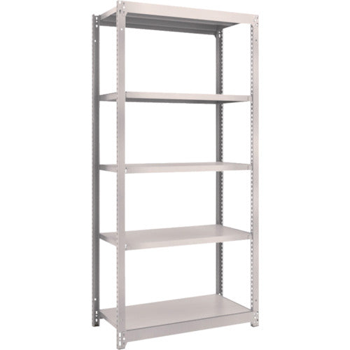 TRUSCO スチールラック M1.5型軽中量棚 860×445×H1800 5段単体 ネオグレー