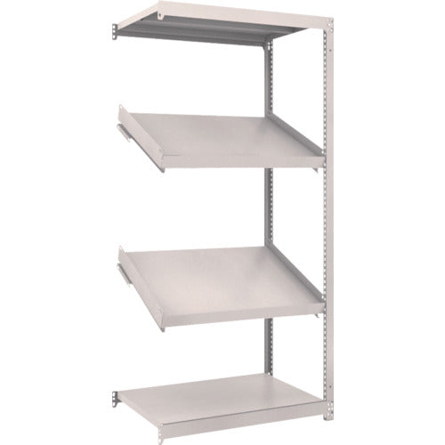 TRUSCO スチールラック M1.5型棚 900X600XH1800 4段 傾斜2段 連結