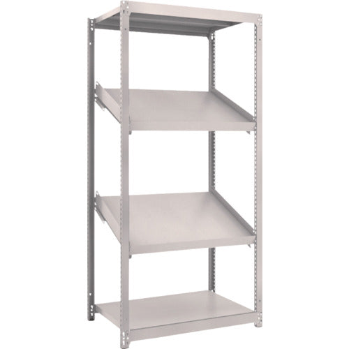 TRUSCO スチールラック M1.5型棚 900X600XH1800 4段 傾斜2段