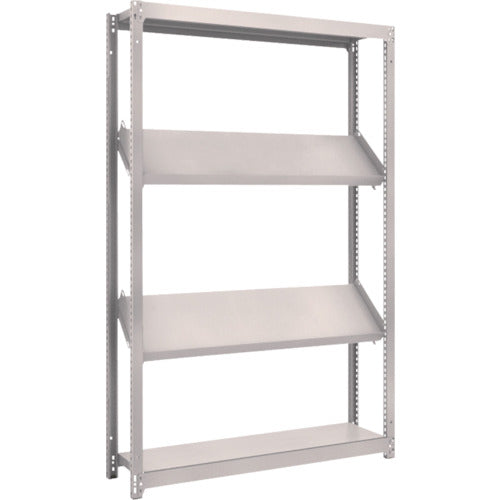 TRUSCO スチールラック M1.5型棚 1200X300XH1800 4段 傾斜2段