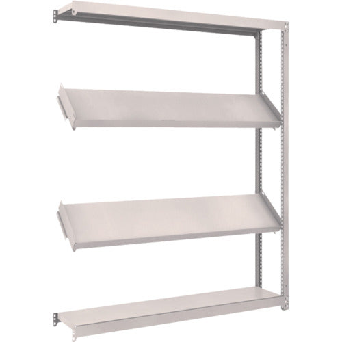 TRUSCO スチールラック M1.5型棚 1500X300XH1800 4段 傾斜2段 連結