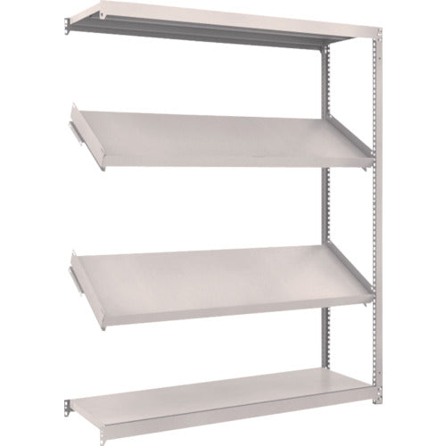 TRUSCO スチールラック M1.5型棚 1500X450XH1800 4段 傾斜2段 連結