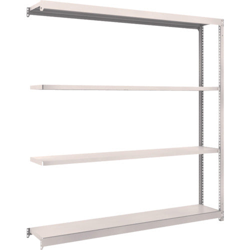 TRUSCO スチールラック M1.5型軽中量棚 1760×295×H1800 4段連結 ネオグレー