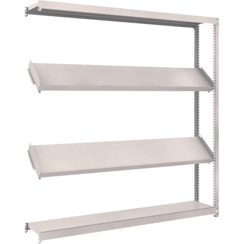 TRUSCO スチールラック M1.5型棚 1800X300XH1800 4段 傾斜2段 連結