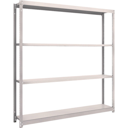 TRUSCO スチールラック M1.5型軽中量棚 1760×295×H1800 4段単体 ネオグレー