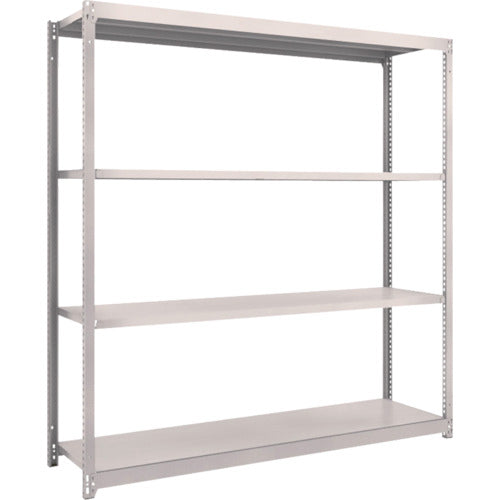 TRUSCO スチールラック M1.5型軽中量棚 1760×445×H1800 4段単体 ネオグレー