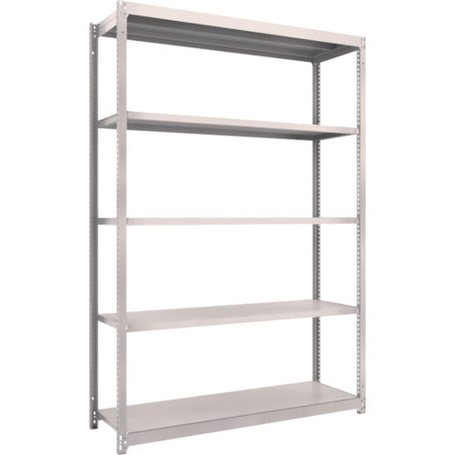 TRUSCO スチールラック M1.5型軽中量棚 1460X445XH2100 5段単体 ネオグレー