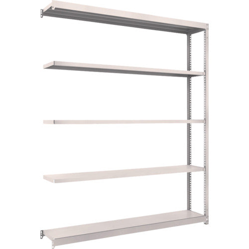 TRUSCO スチールラック M1.5型軽中量棚 1760X295XH2100 5段連結 ネオグレー