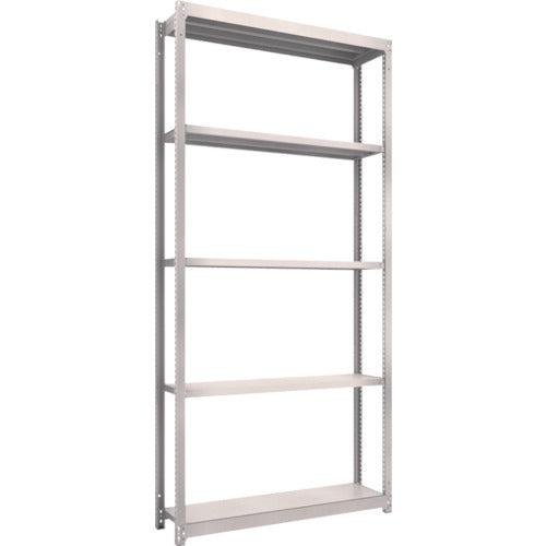 TRUSCO スチールラック M1.5型軽中量棚 1160X295XH2400 5段単体 ネオグレー