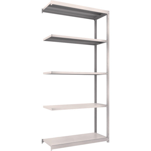TRUSCO スチールラック M1.5型軽中量棚 1160X445XH2400 5段連結 ネオグレー