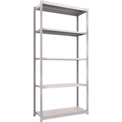 TRUSCO スチールラック M1.5型軽中量棚 1160X445XH2400 5段単体 ネオグレー