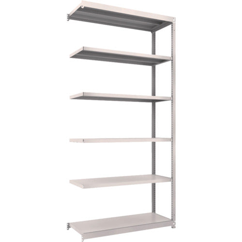 TRUSCO スチールラック M1.5型軽中量棚 1160×445×H2400 6段連結 ネオグレー