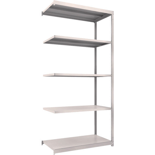TRUSCO スチールラック M1.5型軽中量棚 1160X595XH2400 5段連結 ネオグレー
