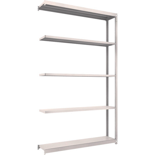 TRUSCO スチールラック M1.5型軽中量棚 1460X295XH2400 5段連結 ネオグレー