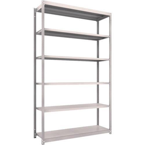 TRUSCO スチールラック M1.5型軽中量棚 1460×445×H2400 6段単体 ネオグレー