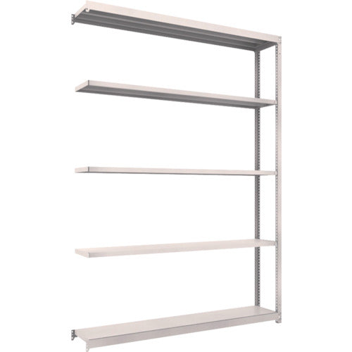 TRUSCO スチールラック M1.5型軽中量棚 1760X295XH2400 5段連結 ネオグレー