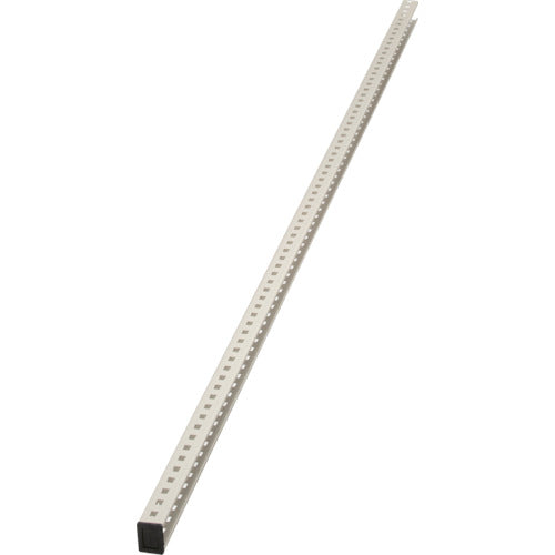 TRUSCO スチール製軽中量ボルトレス棚用支柱 M1.5型 H2400用 ネオグレー