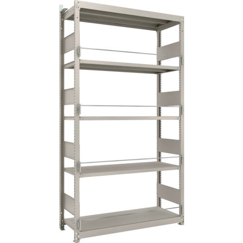 TRUSCO 災害備蓄ラック スチールラック M1.5型 W1160×D445×H2100 5段 単体