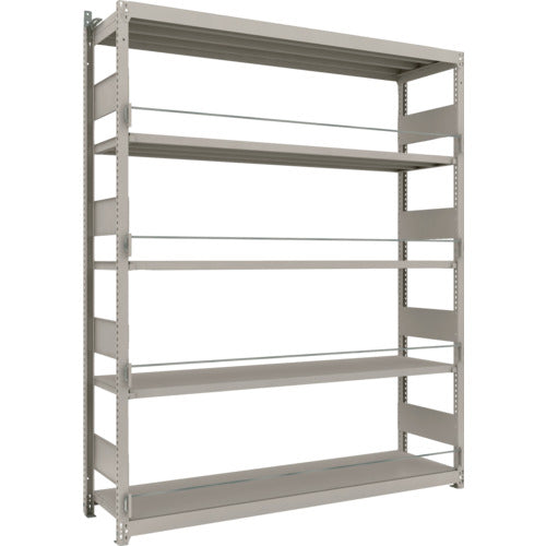 TRUSCO 災害備蓄ラック スチールラック M1.5型 W1760×D445×H2100 5段 単体