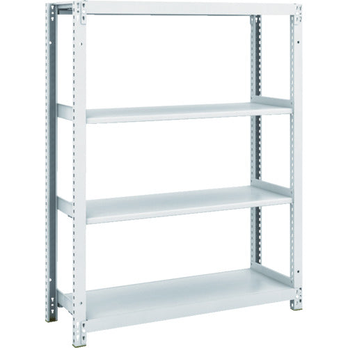 TRUSCO スチールラック M1型抗菌塗装ボルトレス軽量棚900X320XH1200 4段