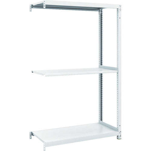 TRUSCO スチールラック M1型抗菌塗装ボルトレス軽量棚900X420XH1500 3段 連結