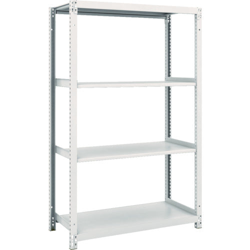 TRUSCO スチールラック M1型抗菌塗装ボルトレス軽量棚900X420XH1500 4段