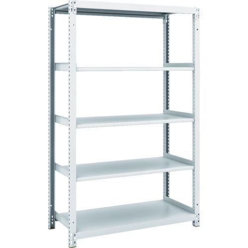 TRUSCO スチールラック M1型抗菌塗装ボルトレス軽量棚900X420XH1500 5段