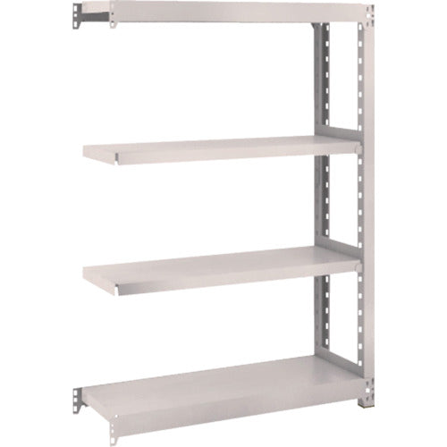 TRUSCO スチールラック M2型軽中量棚 860×300×H1200 4段 連結 ネオグレー