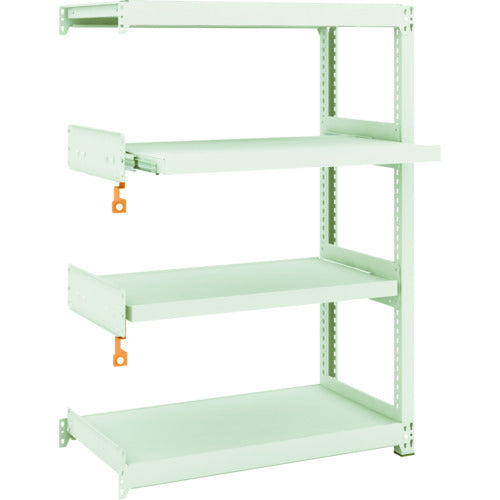 TRUSCO スチールラック M2型軽中量棚 860X450XH1200 4段うちスライド2段 連結