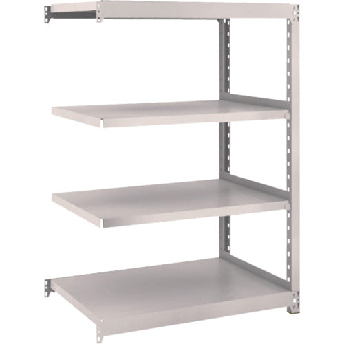 TRUSCO スチールラック M2型軽中量棚 860×600×H1200 4段 連結 ネオグレー
