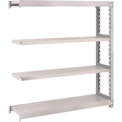 TRUSCO スチールラック M2型軽中量棚 1160×300×H1200 4段 連結 ネオグレー